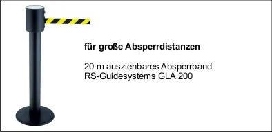 Beschreibung vom Gurtpfosten RS-Guidesystems GLA200