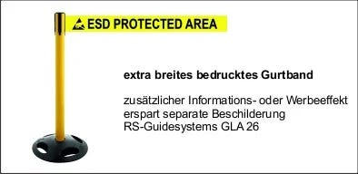 Beschreibung vom Gurtpfosten RS-Guidesystems GLA26