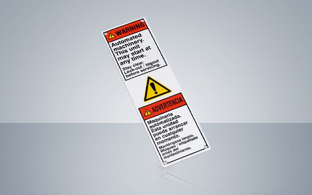 INOXTREME® - Maschinenschild INOXTREME® - Maschinenschild