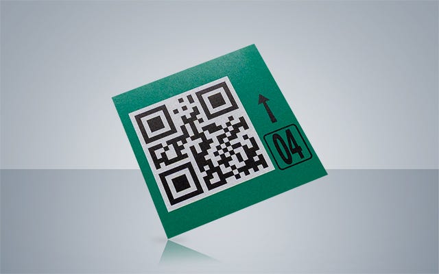 Lagerkennzeichnung Regalkennzeichnung mit QR-Code Lagerkennzeichnung Regalkennzeichnung mit QR-Code