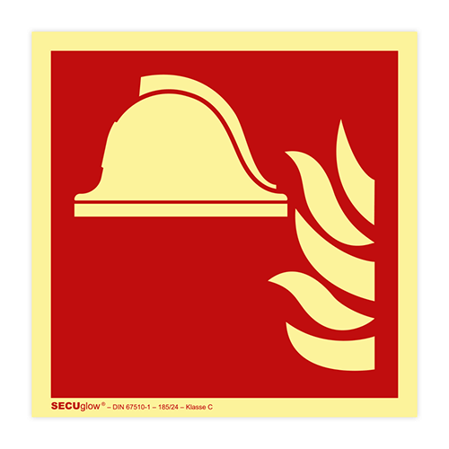 Brandschutzzeichen für Brandmittel und -geräte