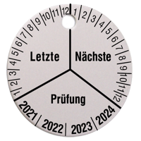 Kennzeichnungsmarke Wunschgravur aus Edelstahl geschliffen und dreigeteilt