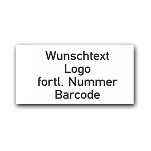 Schaubild eines individuell gestaltbaren Sicherheitssiegels