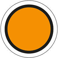 Bahnsignal SH 3 - Haltvorscheibe