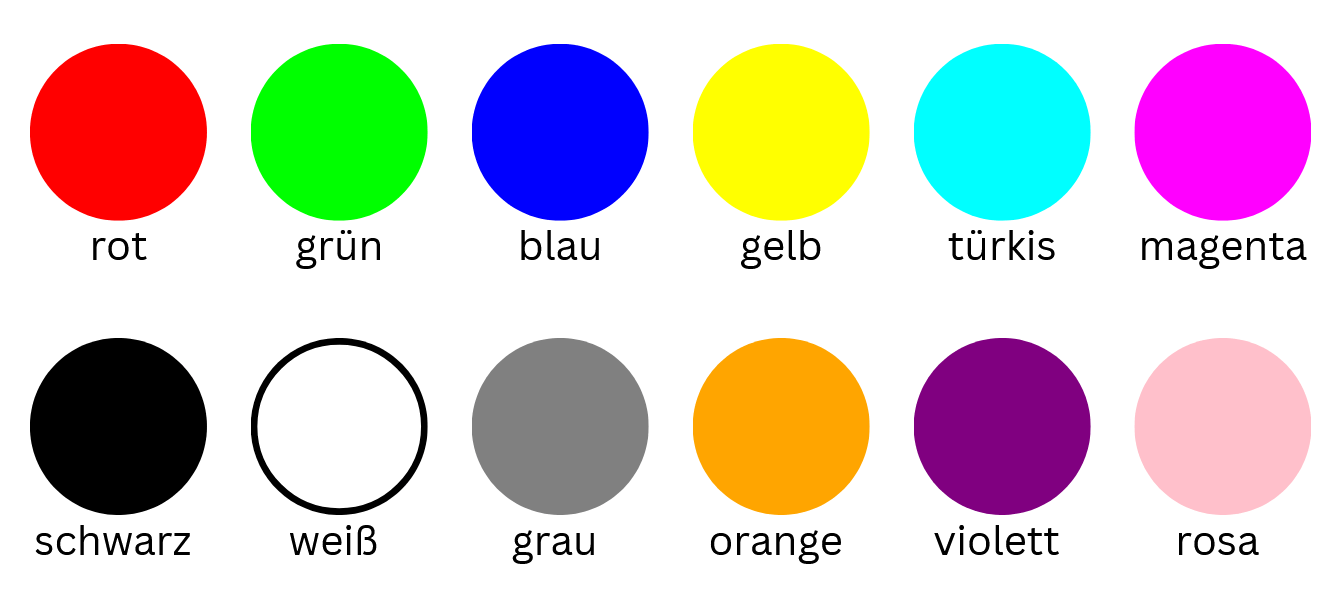 html farbpalette