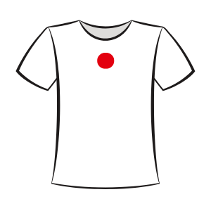 Tshirt Schaubild Vorderseite