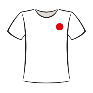 Tshirt Schaubild Vorderseite