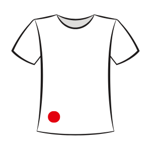 Tshirt Schaubild Vorderseite