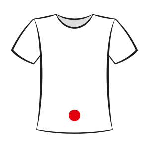 Tshirt Schaubild Vorderseite