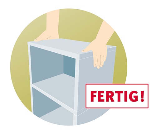 Flexwall Beispiel fertiger Aufbau
