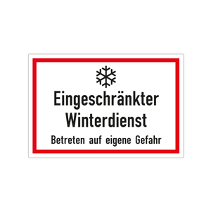 Winterschilder