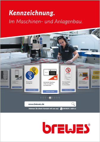 Broschüre Maschinen- und Anlagen-Kennzeichnung