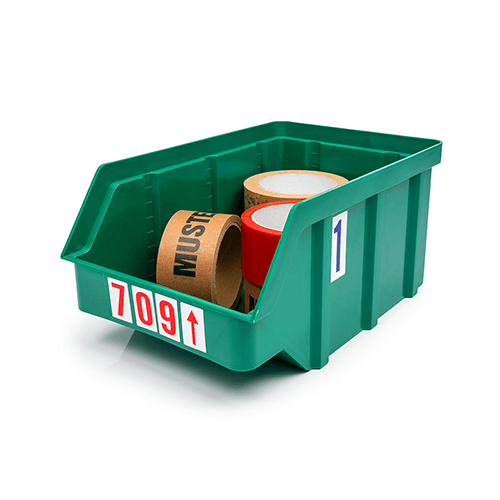 Schaubild einer Kennzeichnung von einem Lagercontainer