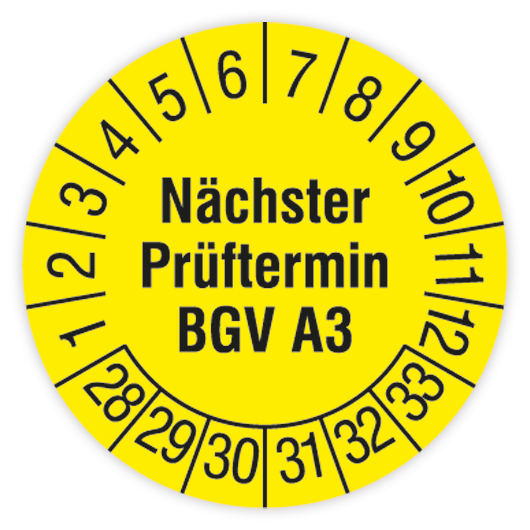 Geprüft Prüfplakette, 250 Stück, In Verschiedene Produktbild-Vorschau 5