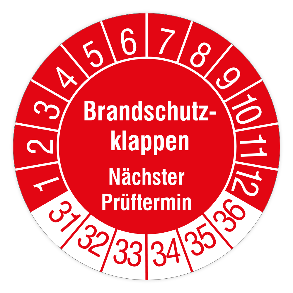 Prüfplakette 35 mm Nächster Prüftermin grün/weiß, 1 VPE (200 Stück Prüfplakette 35 mm Nächster Prüftermin grün/weiß, 1 VPE (200 Stück