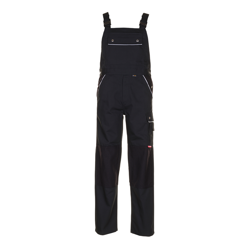 Planam Canvas 320 Latzhose Herren, 2134, schwarz, Größe 24 bis 110