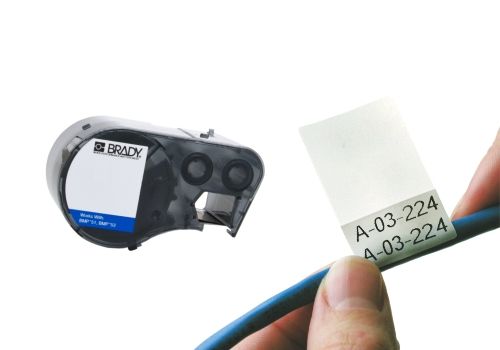 3.000 Selbstlaminierende Kabeletiketten – 34x70 Mm, Transparent, Für Kabel 5,4–16,9 Mm, Thermotransfer, UV-beständig