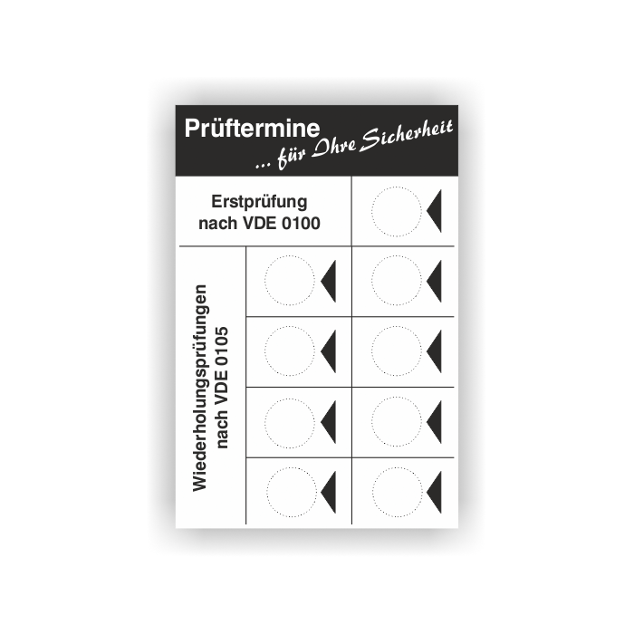 Prüfnachweis-Grundplakette