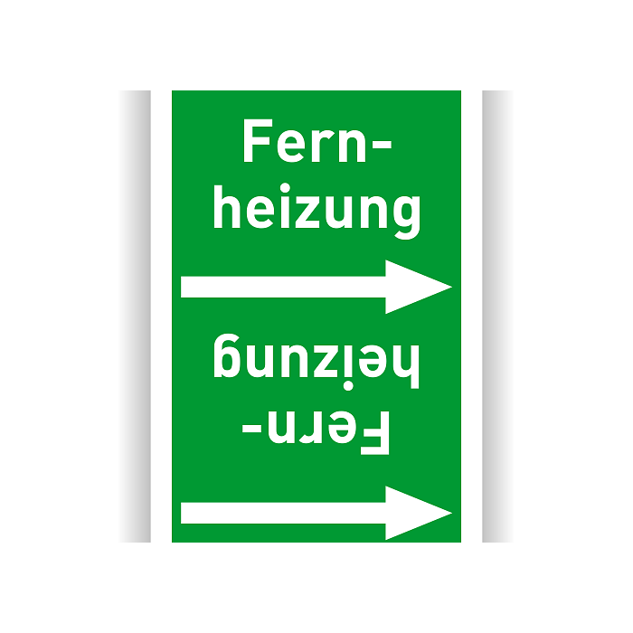 Rohrleitungsband Fernheizung nach DIN 2403 in verschiedenen Ausführungen