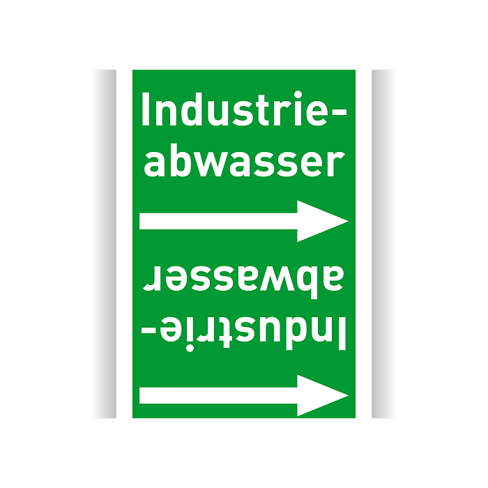 Rohrleitungsband Industrieabwasser nach DIN 2403 in verschiedenen Ausführungen