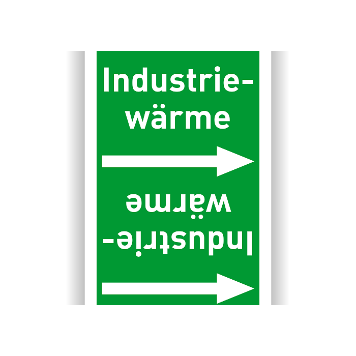 Rohrleitungsband Industriewärme nach DIN 2403, in verschiedenen Ausführungen