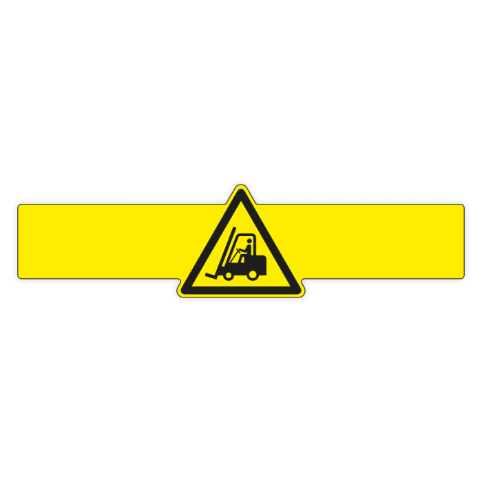 Bodenmarkierungsstreifen Achtung Stapler, Zebrastreifen, selbstklebend