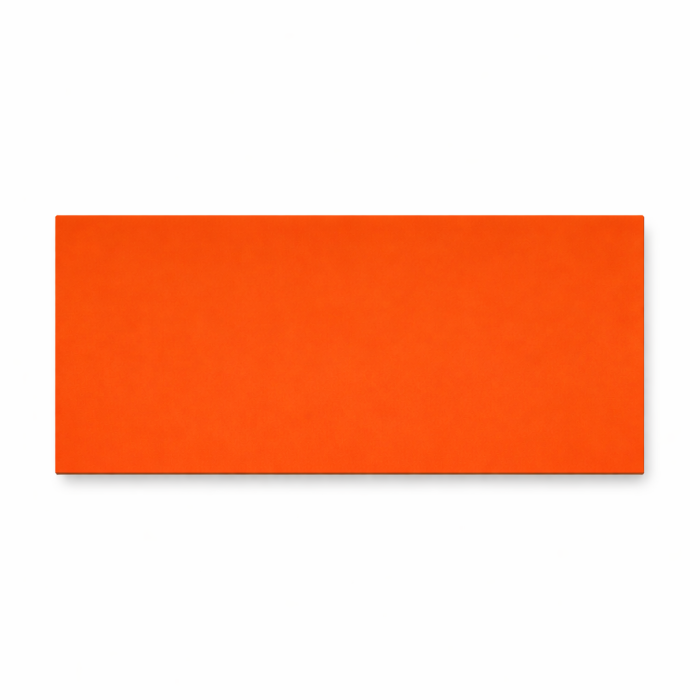 Leerfeldstreifen für Zifferntafel-Grundplatten, orange reflektierend, 280 x 120 mm