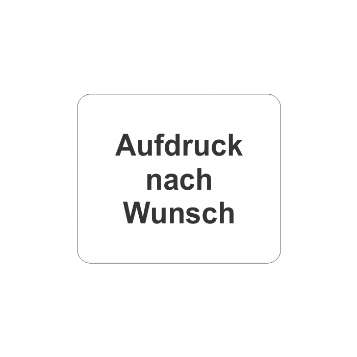 Bodenmarkierungsschilder, individueller Druck, weiß/schwarz
