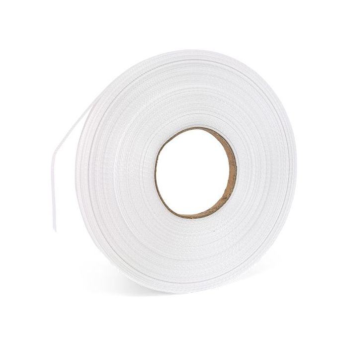 Spannband zur Schilderbefestigung in Spenderbox, 12 mm x 50 m  für Rohrleitungen