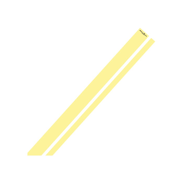 Trittschutzmarkierung-Set, langnachleuchtend SECUglow 185, PC,selbstkl., 50 und 23 x 1000 mm
