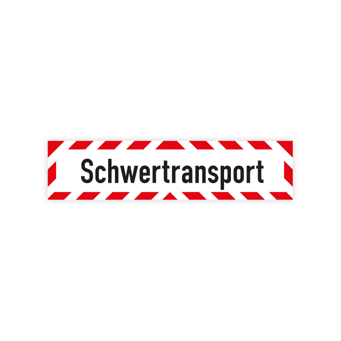 Fahrzeugschild Schwertransport