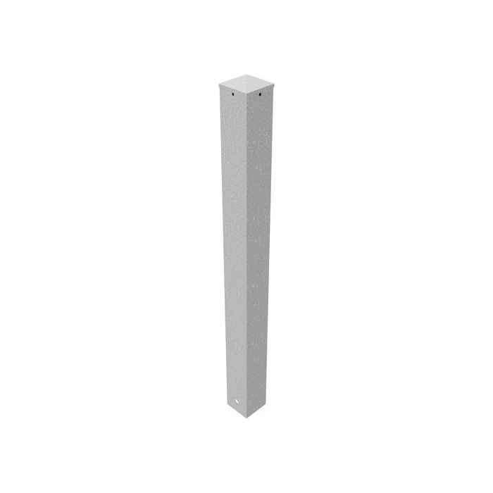 Absperrpfosten 100 x 100 mm, zum Einbetonieren, 950 mm Überflur, verzinkt