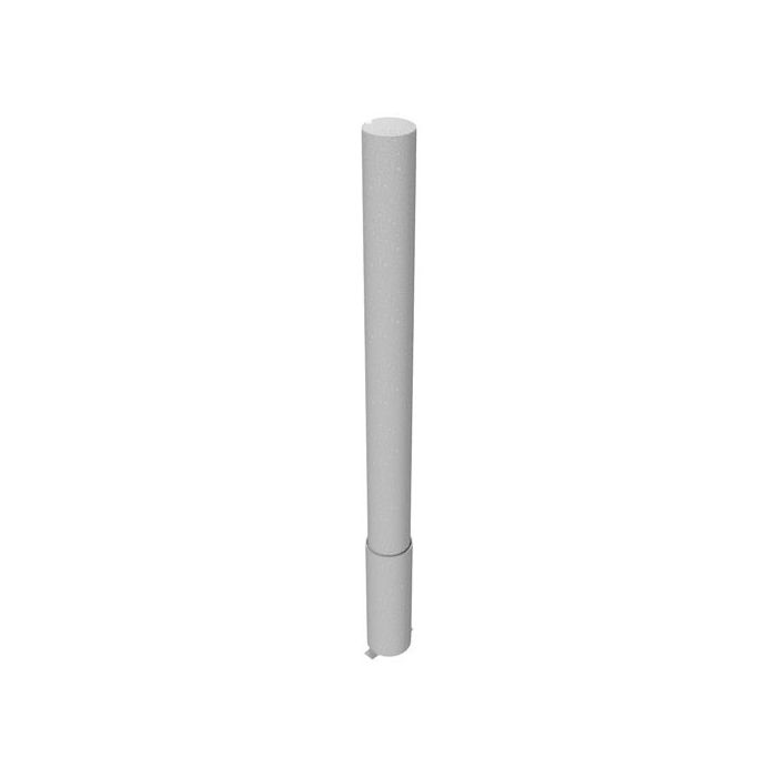 Absperrpfosten Ø 152 mm, herausnehmbar, 1500mm Überflur, ohne Verschluss, feuerverzinkt