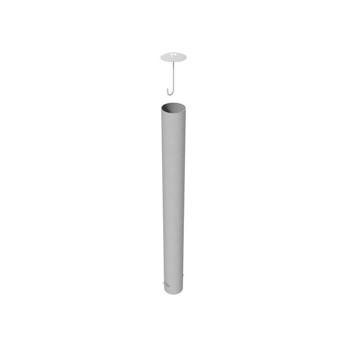 Absperrpfosten Ø 193 mm, zum Einbetonieren, 1600mm Überflur, Befüllbar, mit losem Deckel