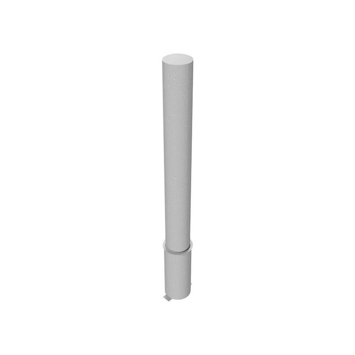 Absperrpfosten Ø 193 mm, herausnehmbar, 1500mm Überflur, ohne Verschluss, feuerverzinkt