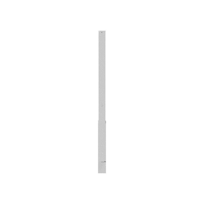 Absperrpfosten 70x70mm, herausnehmbar, Bodenhülse, 900mm Überflur, Dreikantverschluss