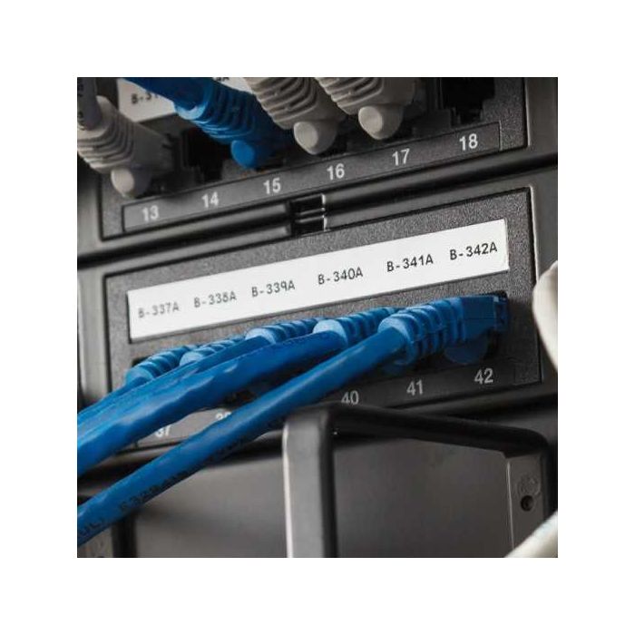 Nichtklebende Einschubstreifen, weiß matt, B-412, für M610, M611, M710, BMP61 & BMP71