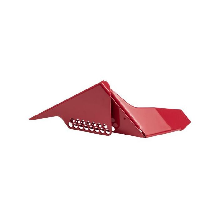 Große Kugelhahn-Absperrung, für Rohrdurchmesser 31,75-76,20 mm, rot, Stahl für max. 15 Schlösser