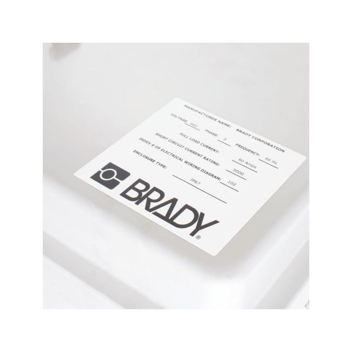Polyester-Etiketten, weiß glänzend, für i3300/i5300/BBP33, verschiedene Formate, B-423