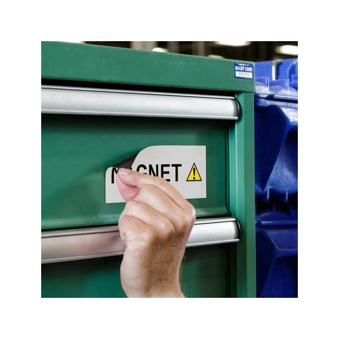 Magnetband für Brady J2000, weiß, 63,5 mm x 7,62 m, J20C-2500-2509