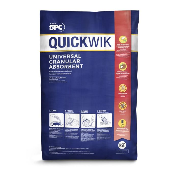 QUICKWIK™ Universal-Absorptionsgranulat, 50-Liter-Beutel, 48 Beutel auf Palette
