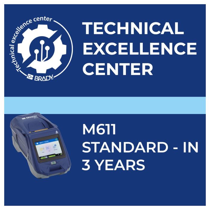 Servicevertrag für Brady M611, „Standard In“ - 3 Jahre