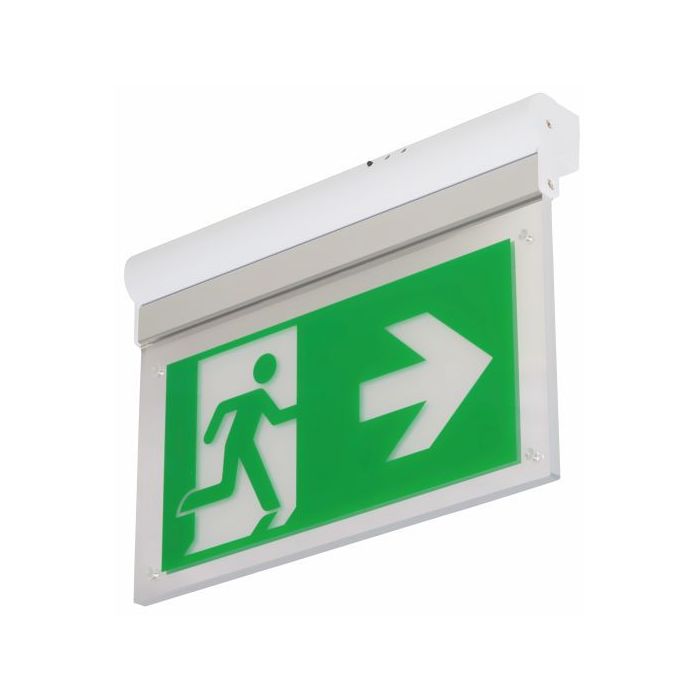 Rettungszeichenleuchte L-LUX STANDARD ECO, Universalmontage, LED, 3 h, 26 m