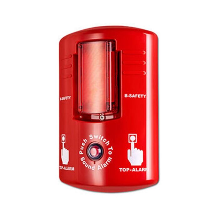 B-SAFETY TOP-ALARM manueller Alarm mit Sirene und Blitzlicht