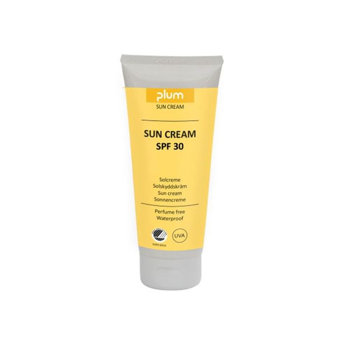 Plum Sonnencreme, Lichtschutzfaktor 30, mikroplastikfrei, 200 ml Tube