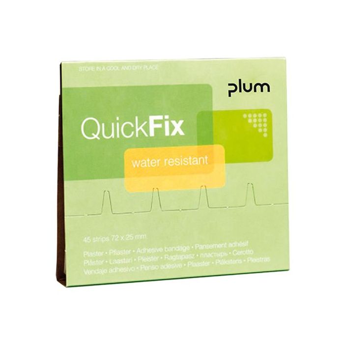 Nachfüllpackung QuickFix Water Resistant  mit 45 Stück wasserfesten Pflastern