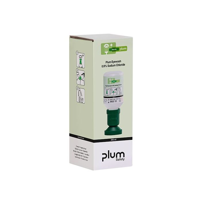 Augenspülflasche 200 ml, Natriumchloridlösung (0,9 %) im Einzelkarton