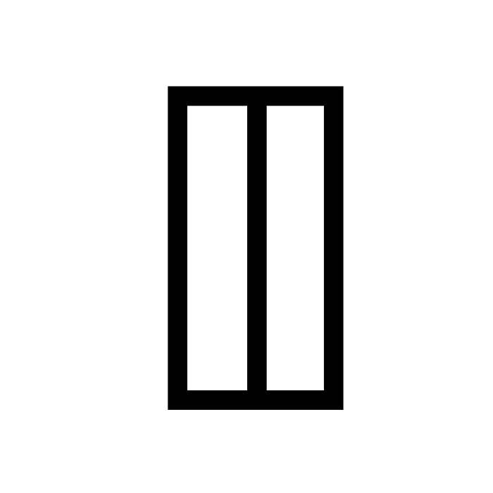 Symbol für Blindschaltbilder - Sicherung