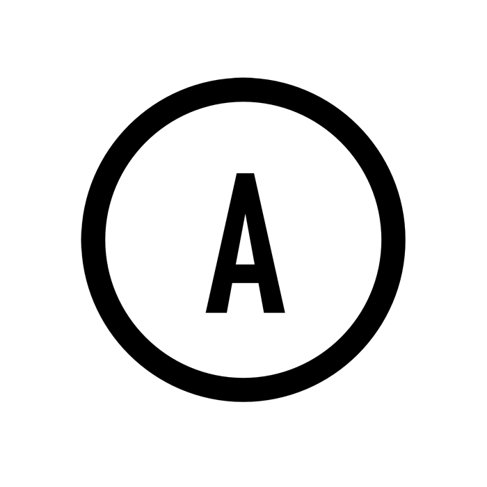 Symbol für Blindschaltbilder - Amperemeter