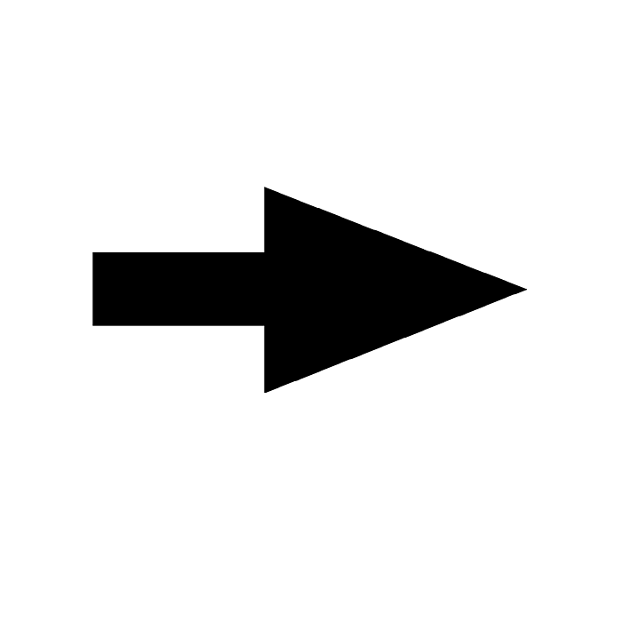 Symbol für Blindschaltbilder - Pfeil